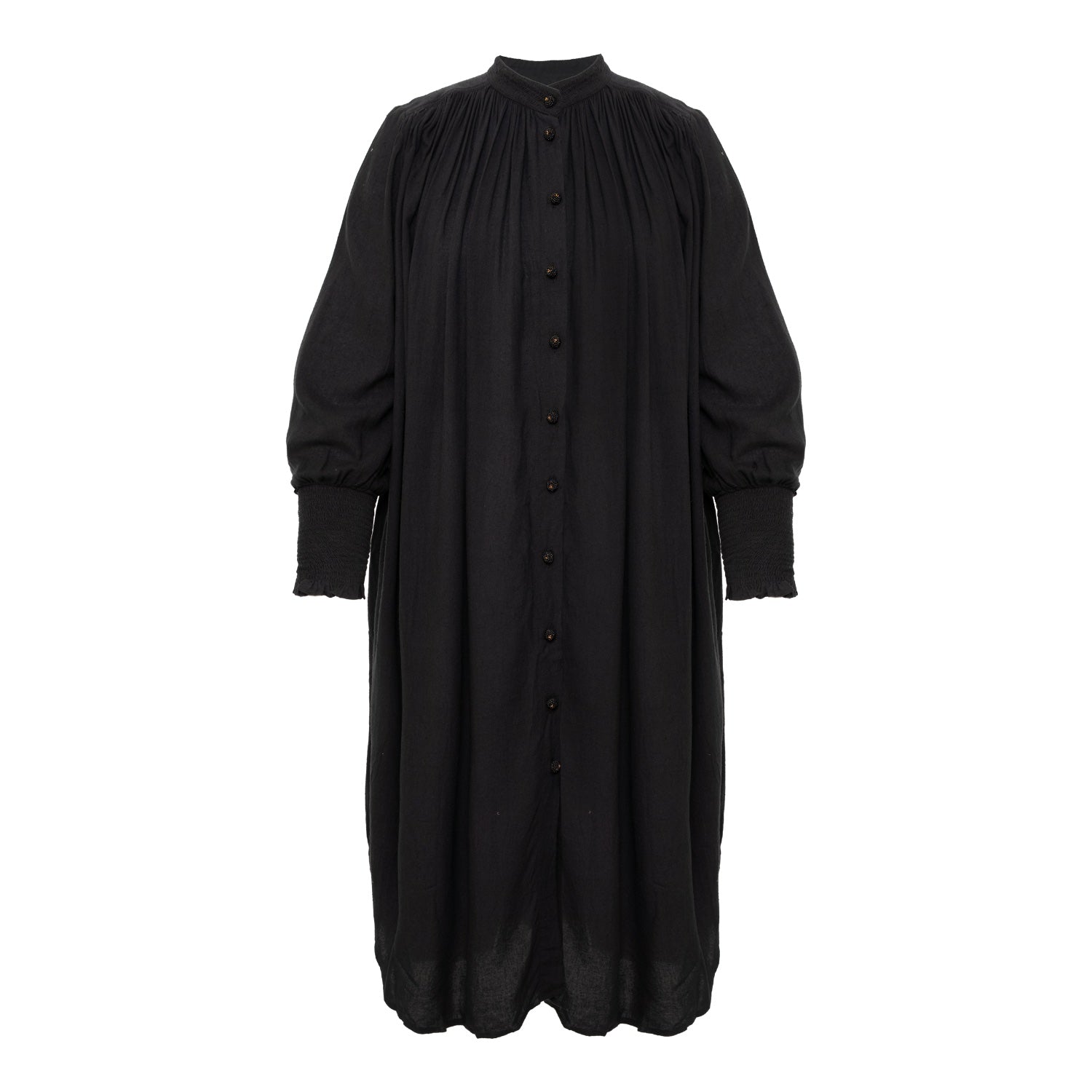 Robe longue noire SANTIAGO