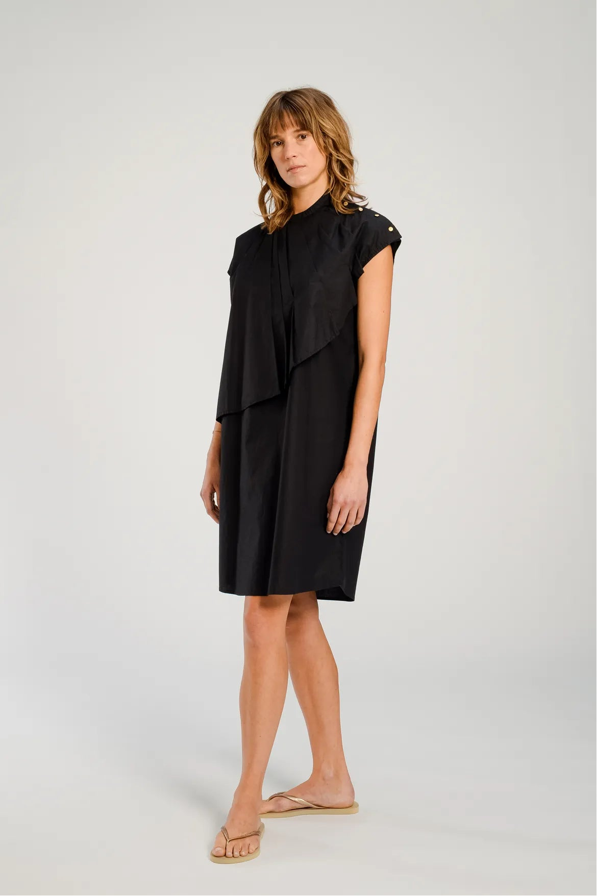boutons dress v de vinster chicago black 