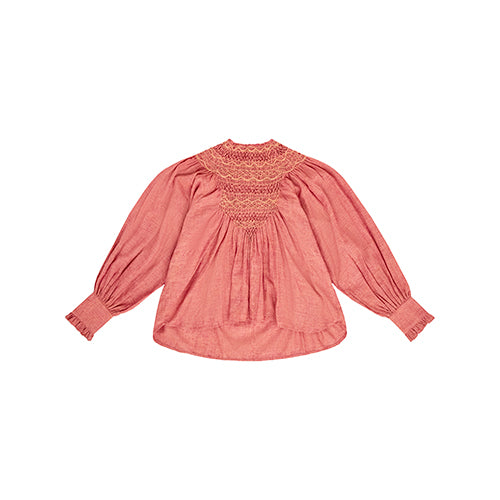 Blouse vieux rose bohème romantique Chloé