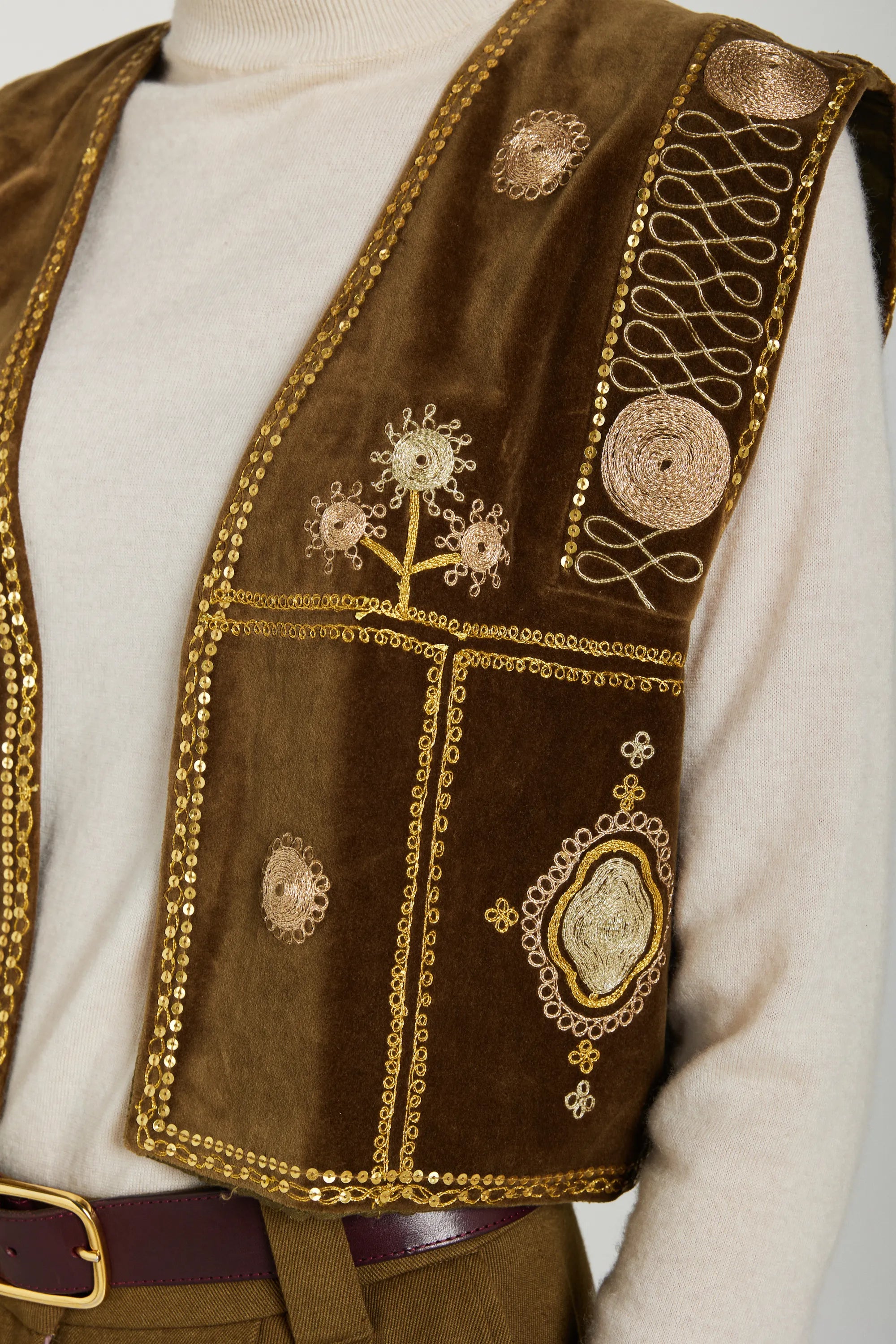 v de vinster coti bolero kaki