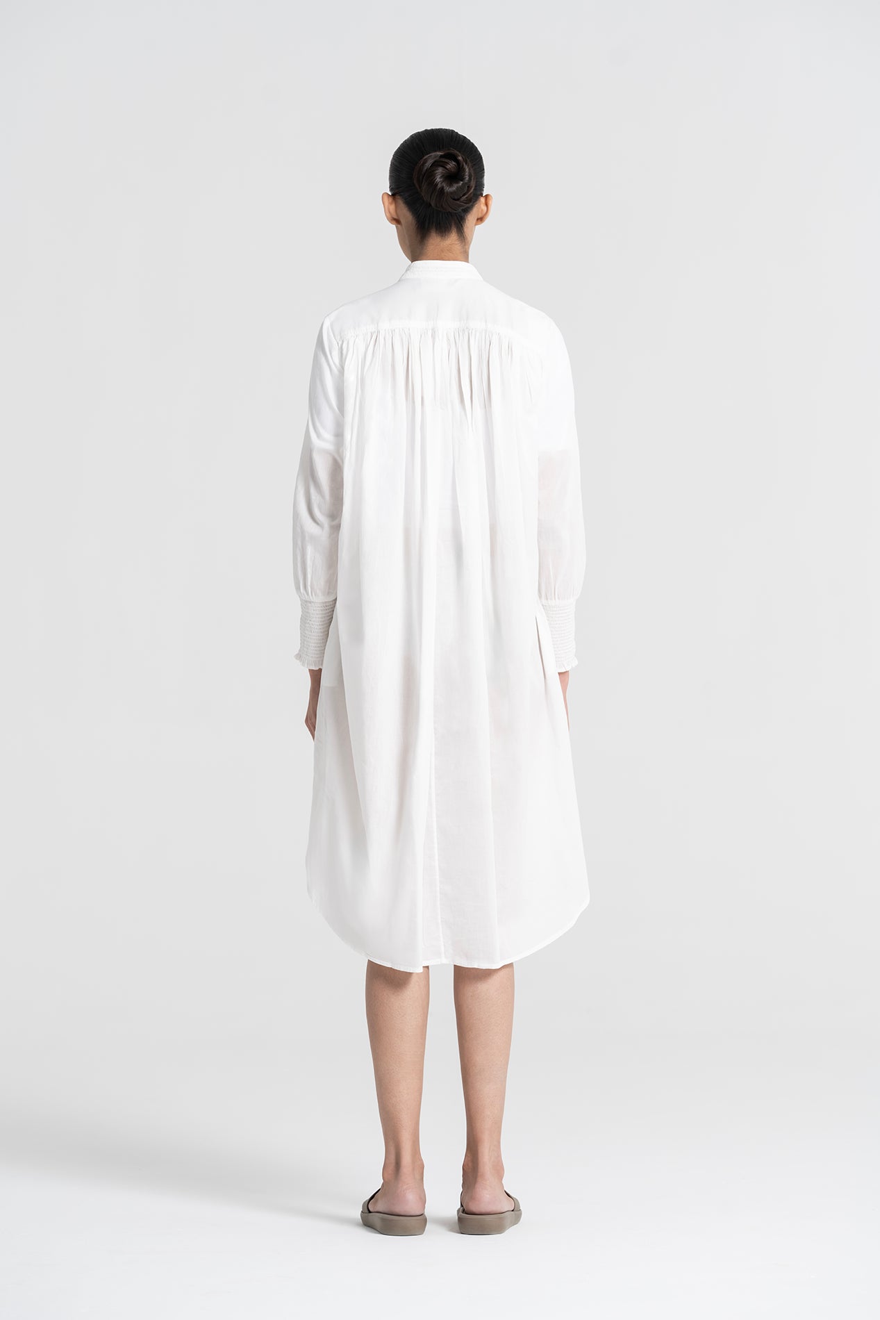 Robe longue blanche SANTIAGO