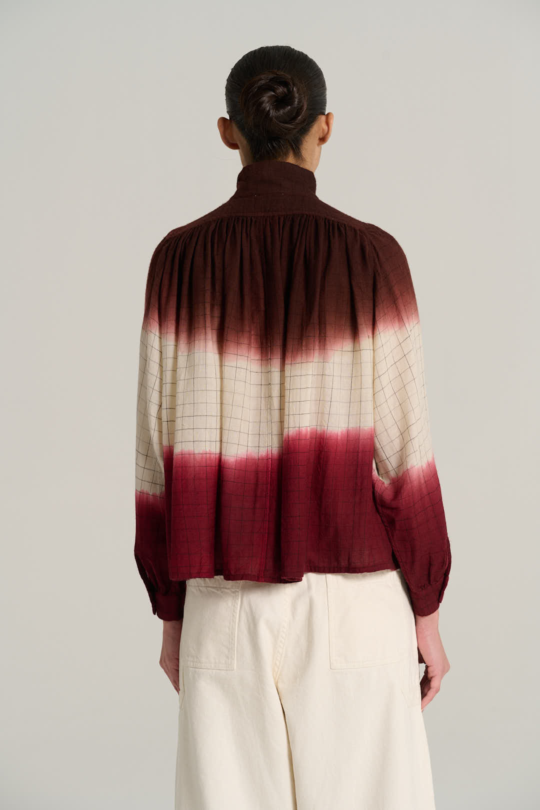 Blouse tie and dye bordeaux MARIUS