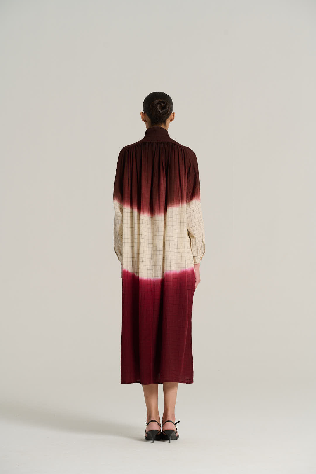 Robe tie and dye bordeaux MARIUS