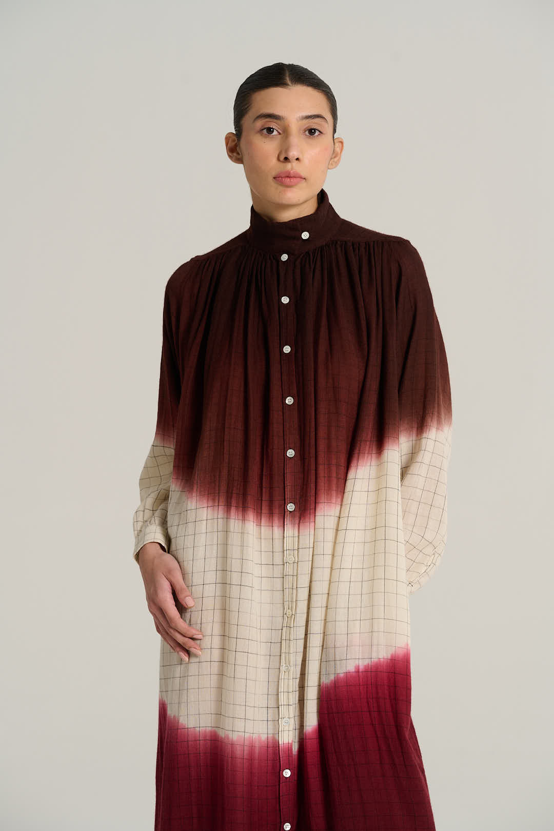Robe tie and dye bordeaux MARIUS