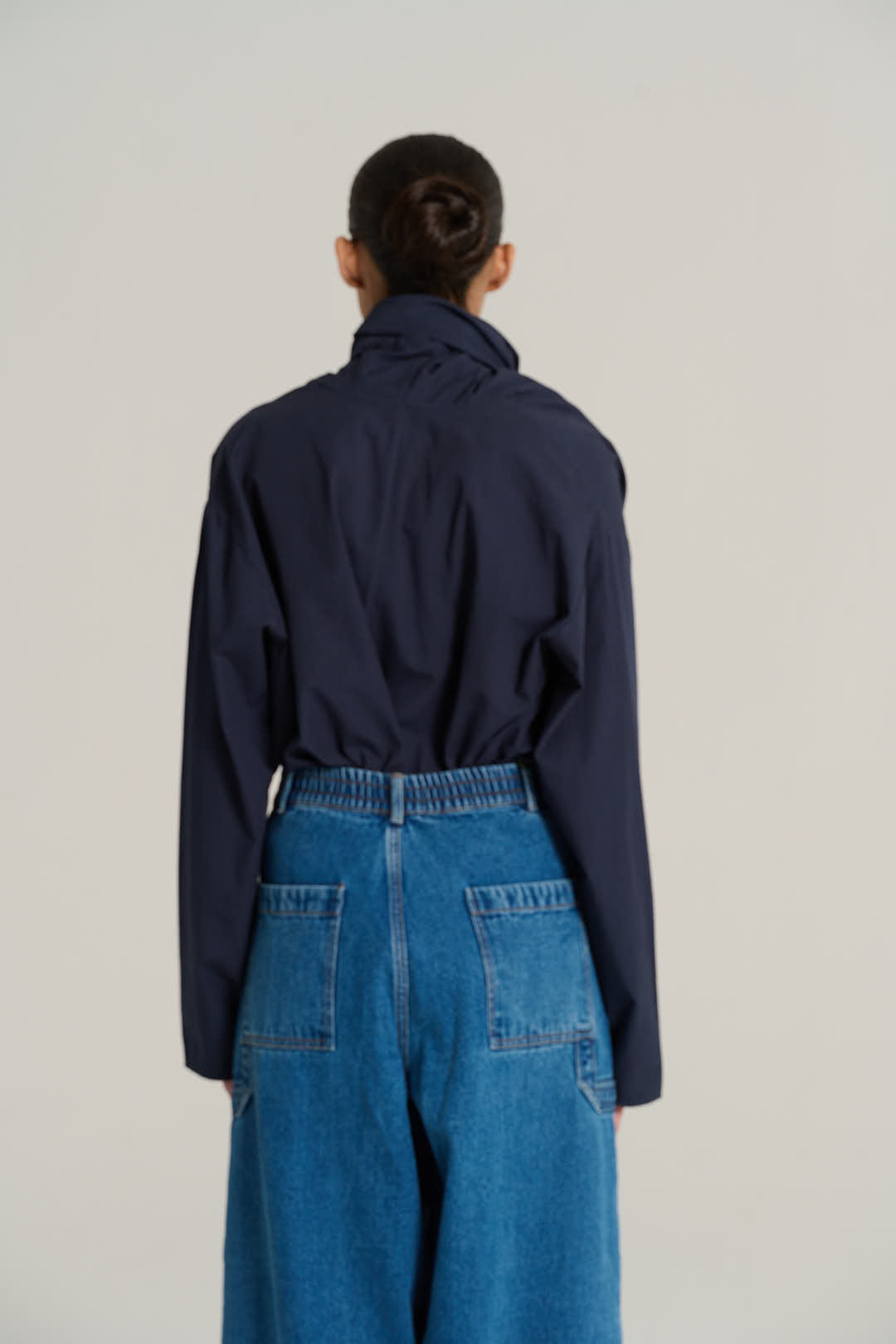 Blouse bleu marine MARCEL