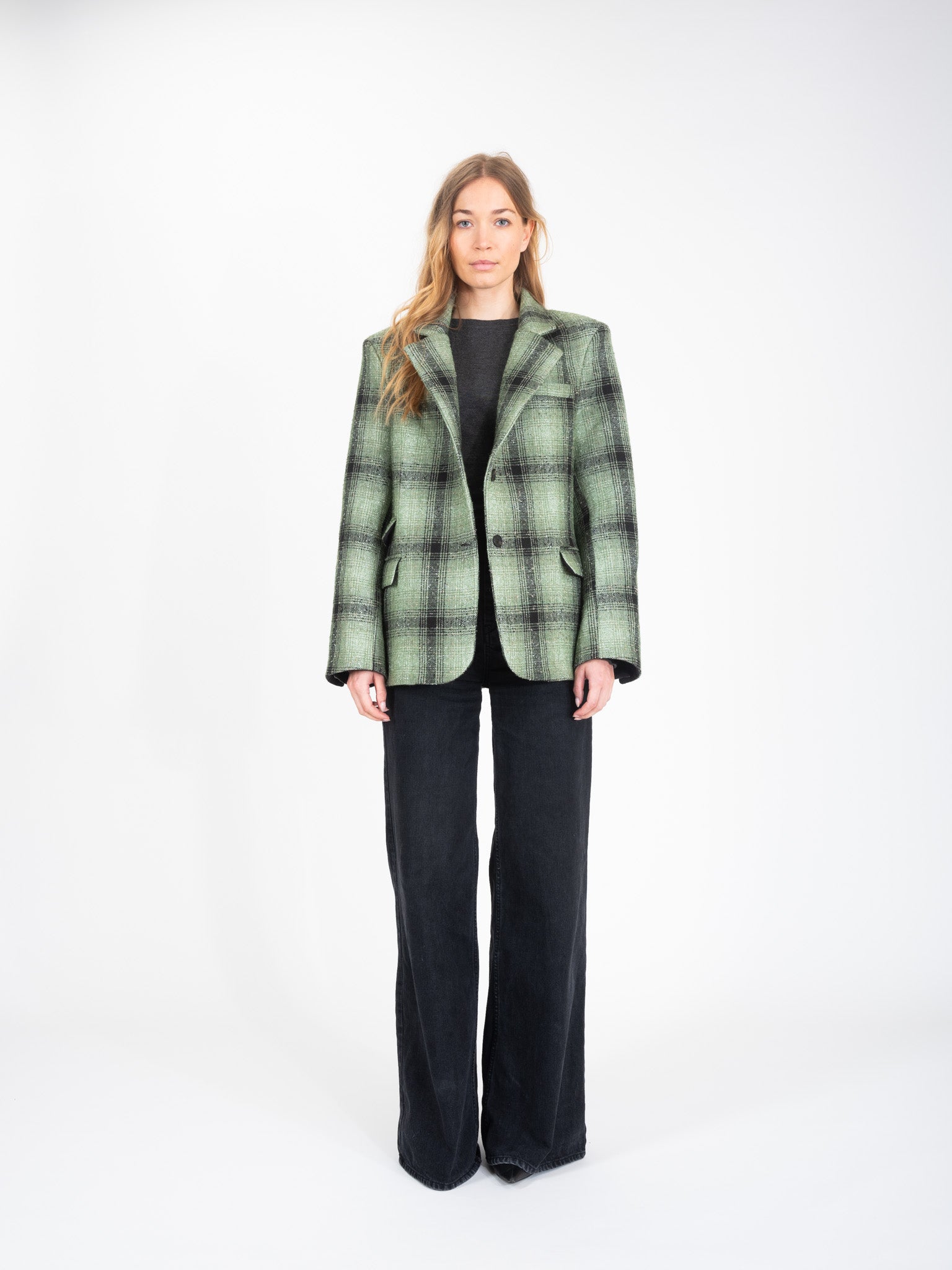 Veste en tweed à carreaux FREE