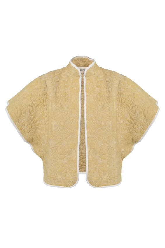Veste boléro courte matelassée Flowers