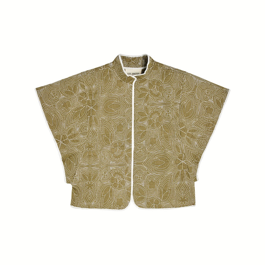 Veste boléro courte matelassée Flowers