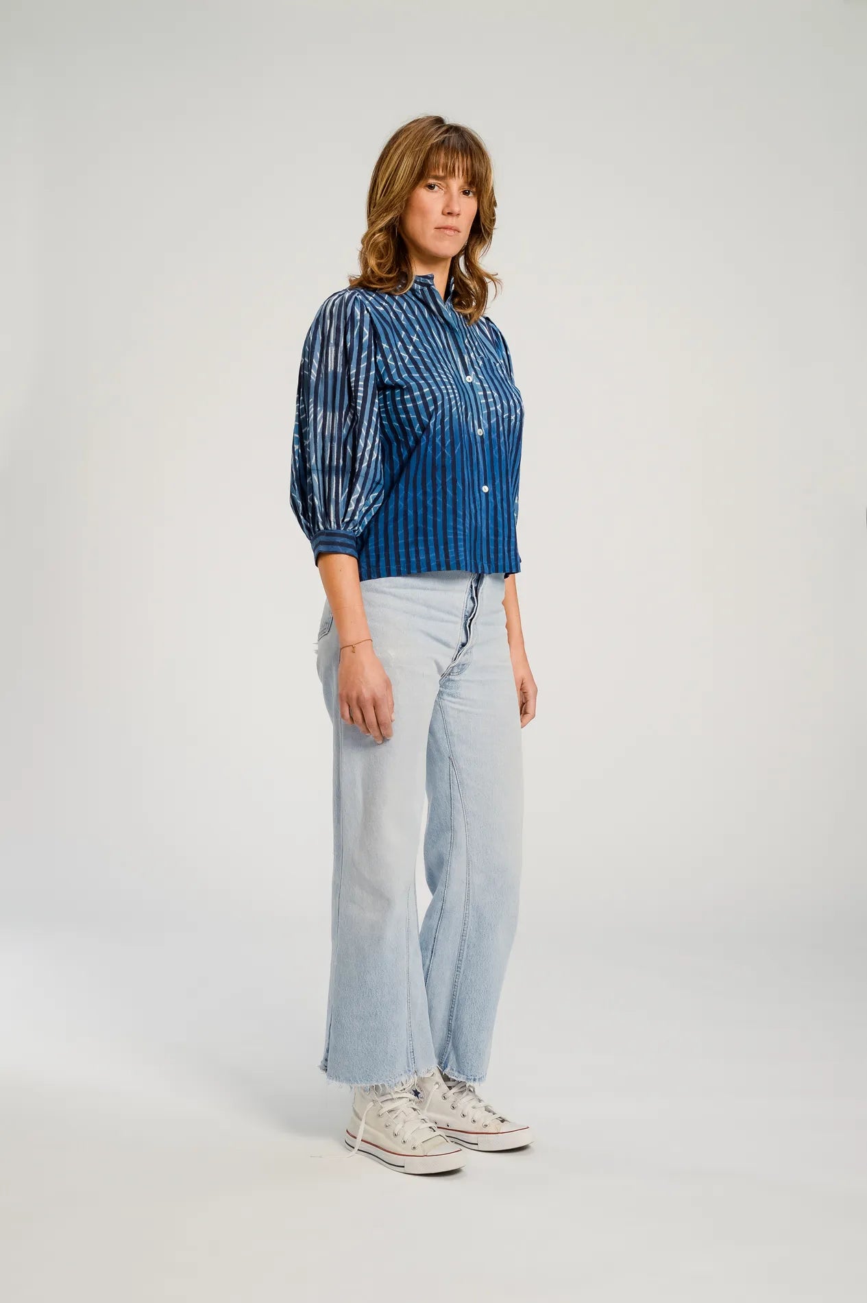 JODPUR blue dyed blouse