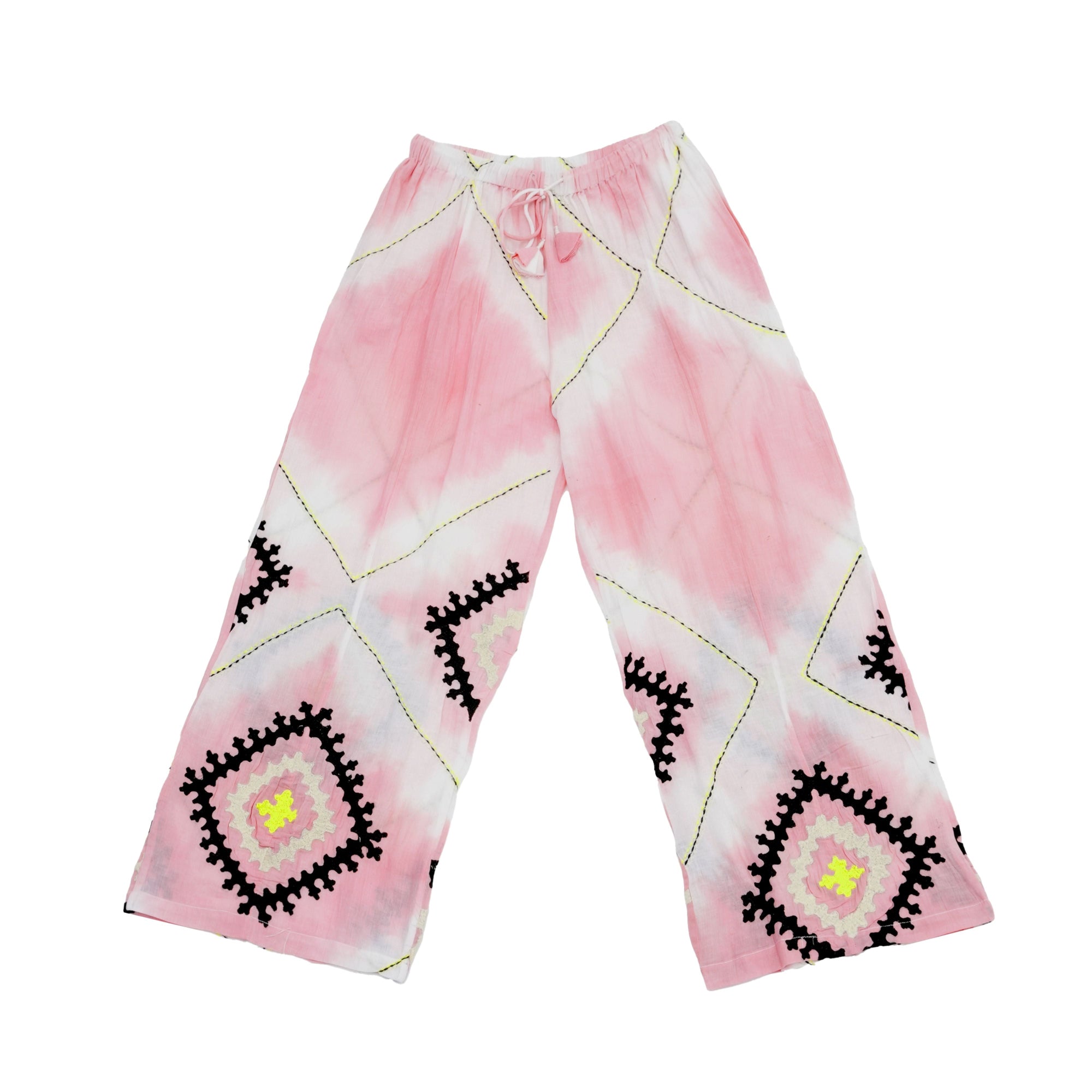 v de vinster pantalon rose tie and dye