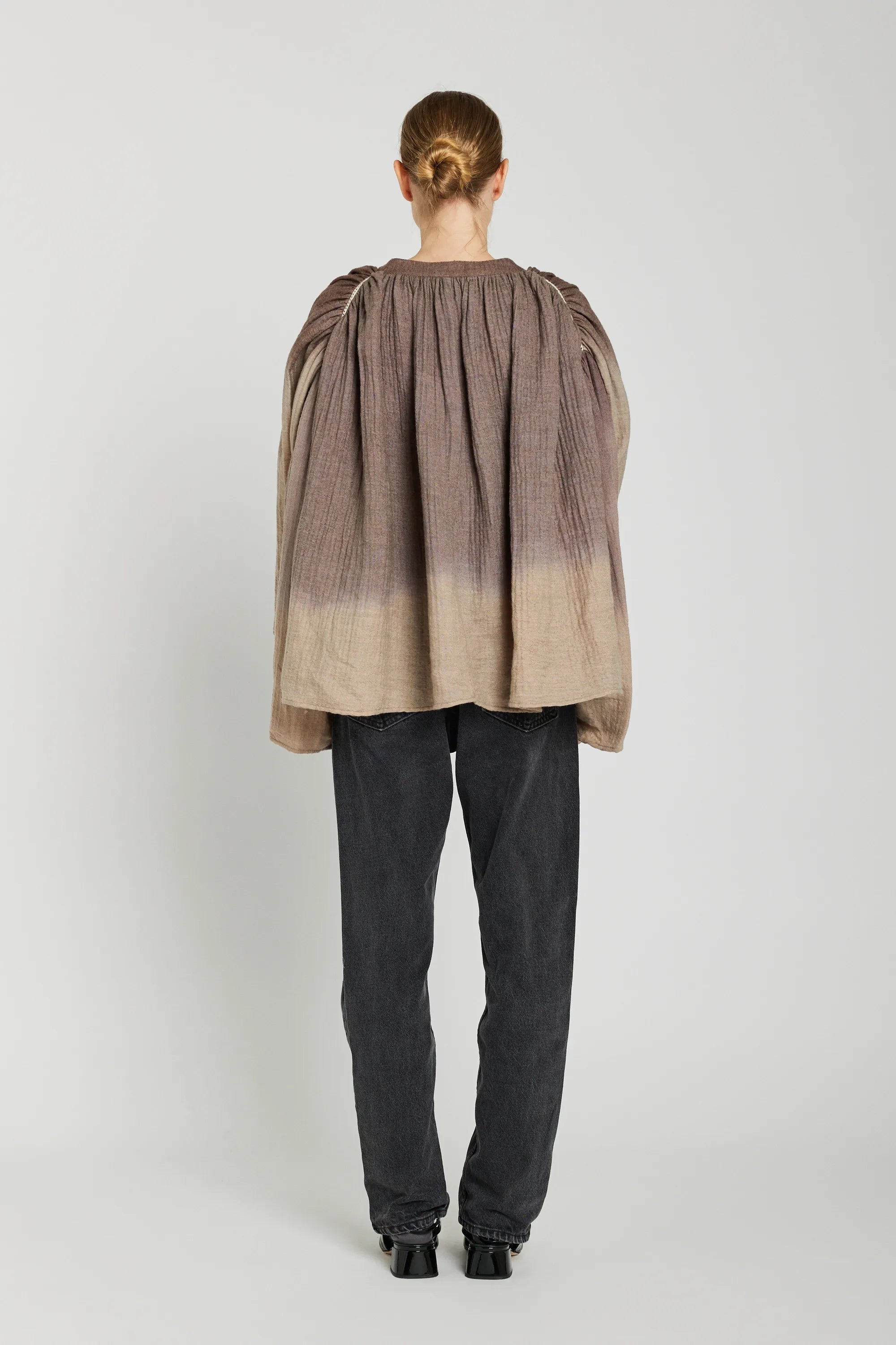 Chemise tie and dye marron MALO