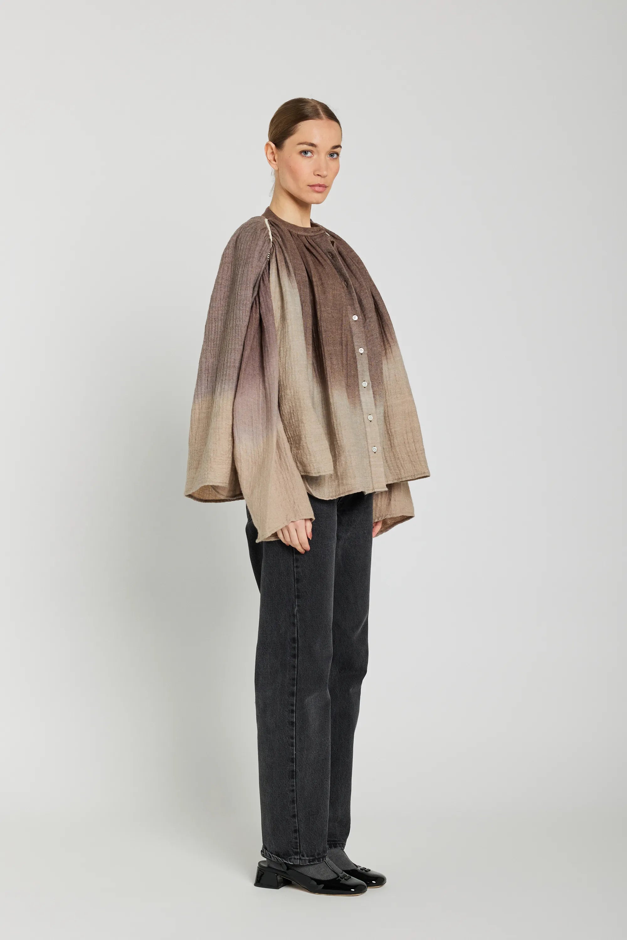 Chemise tie and dye marron MALO