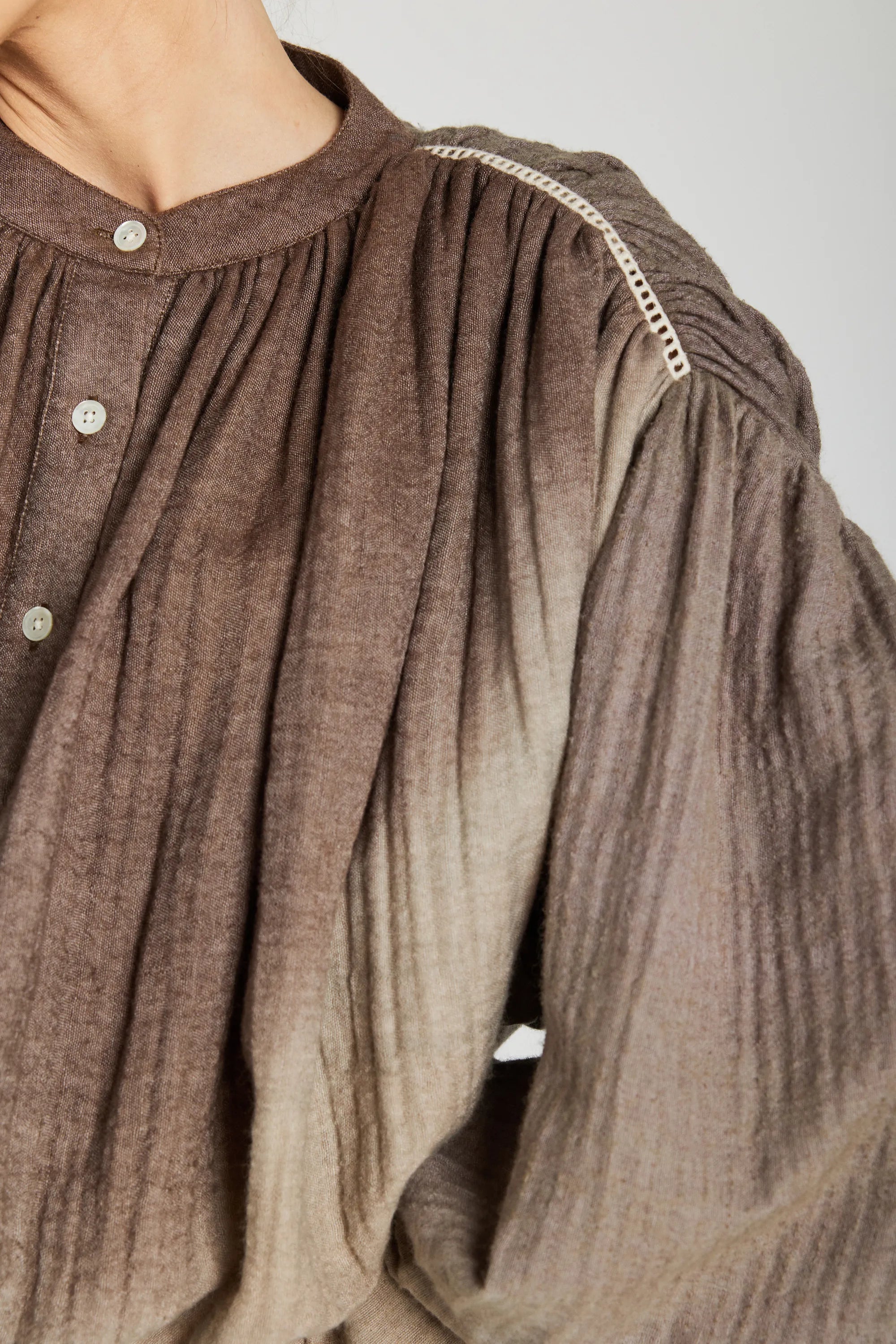 Chemise tie and dye marron MALO