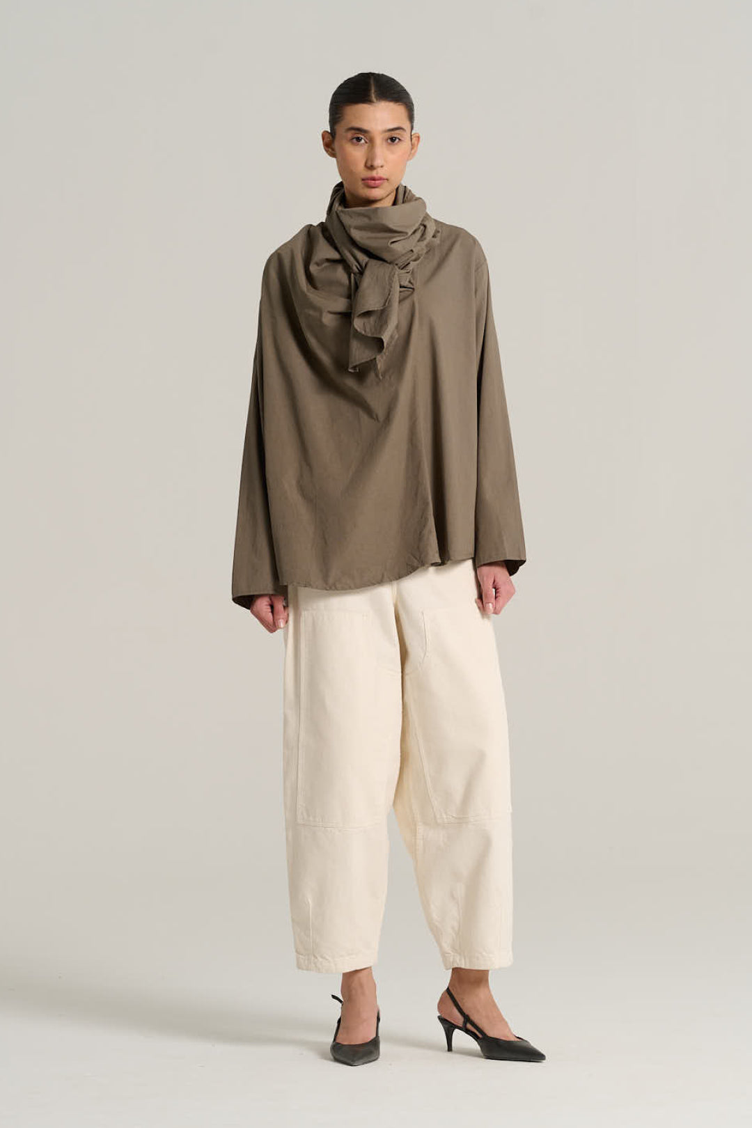Anthracite blouse MARCEL