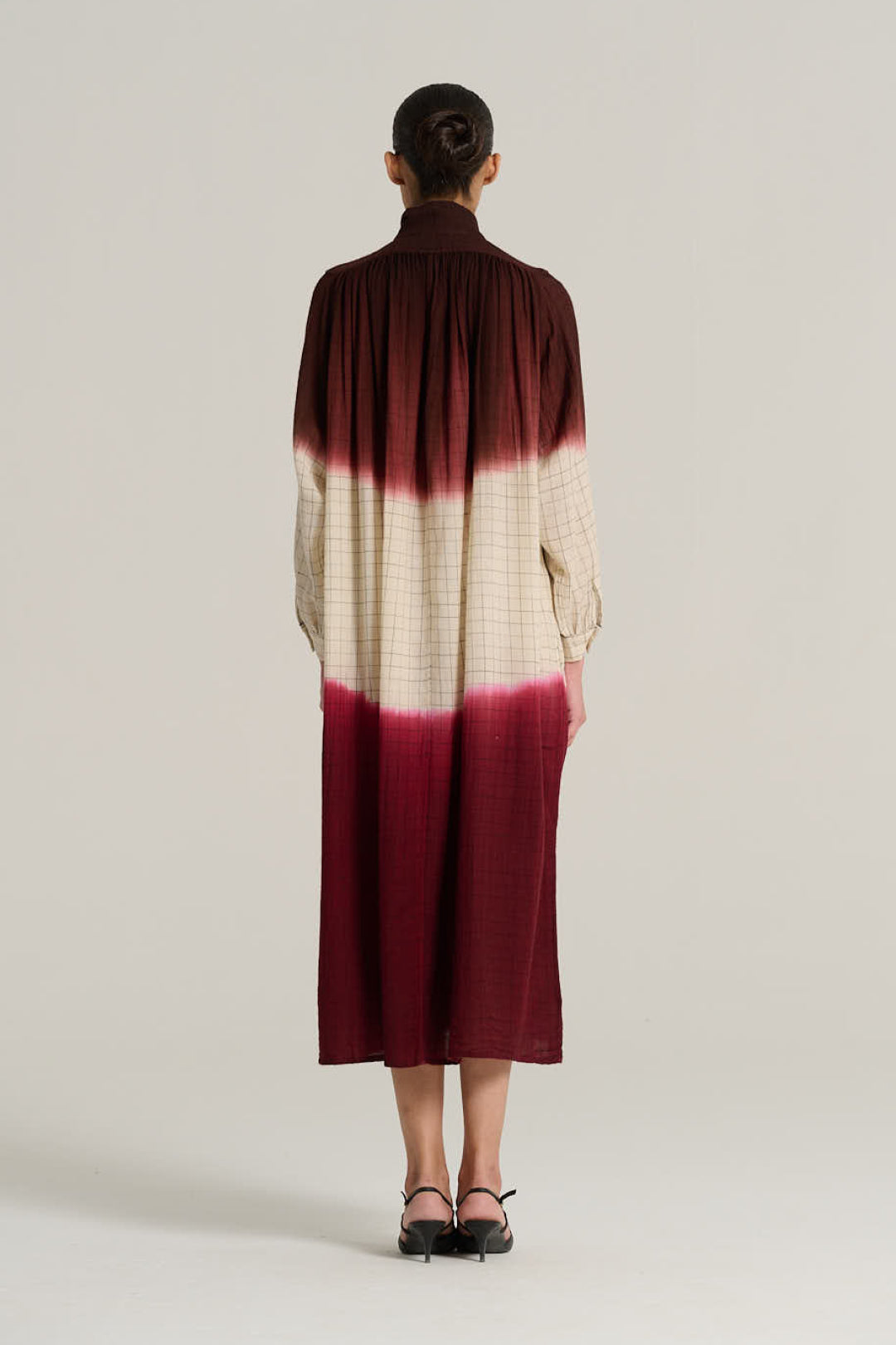 Robe tie and dye bordeaux MARIUS