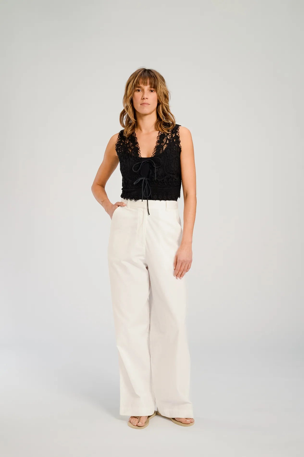 MERU black lace top