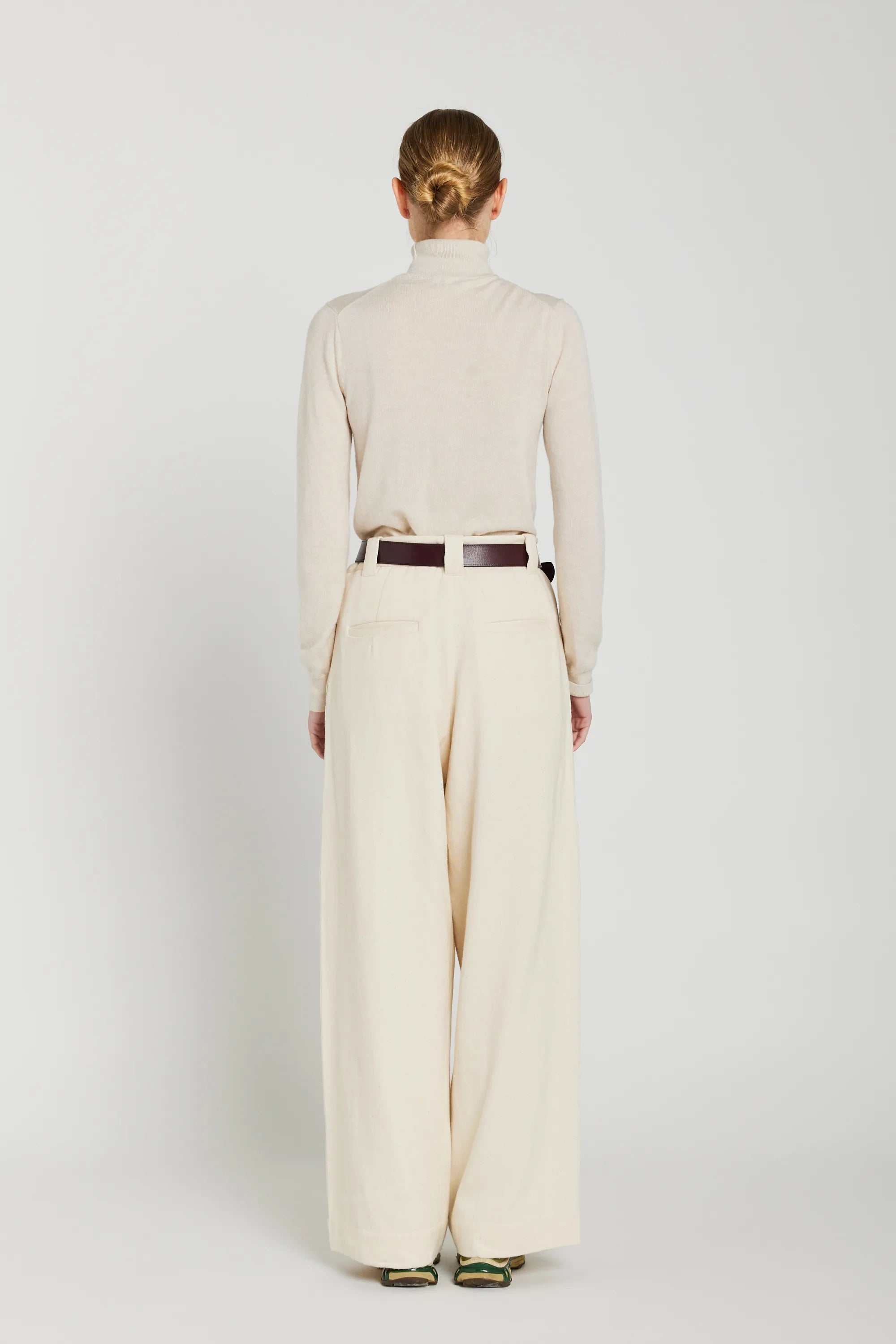 PANTALON V DE VINSTER CREME