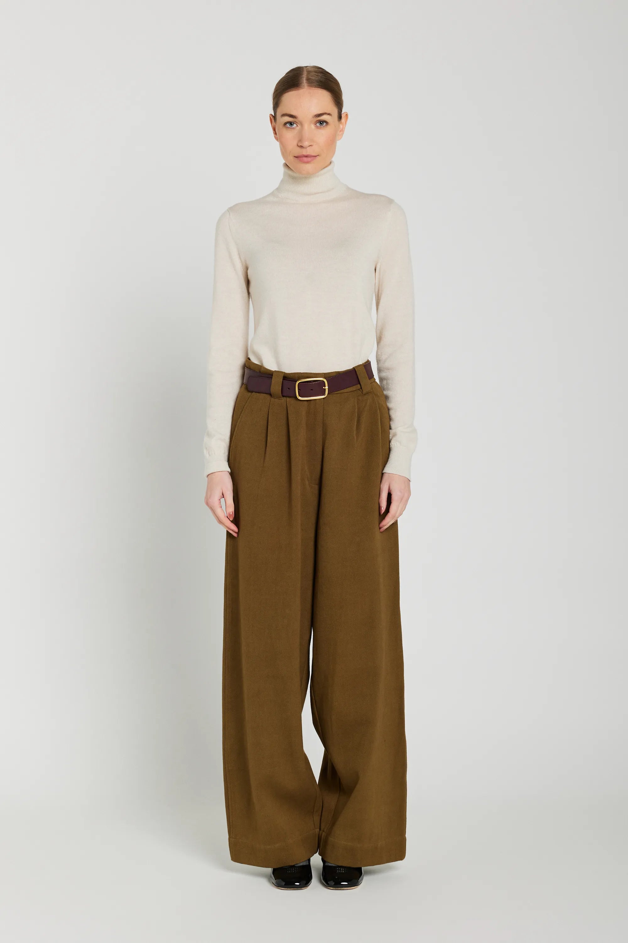 MONA PANTS KAKI V DE VINSTER