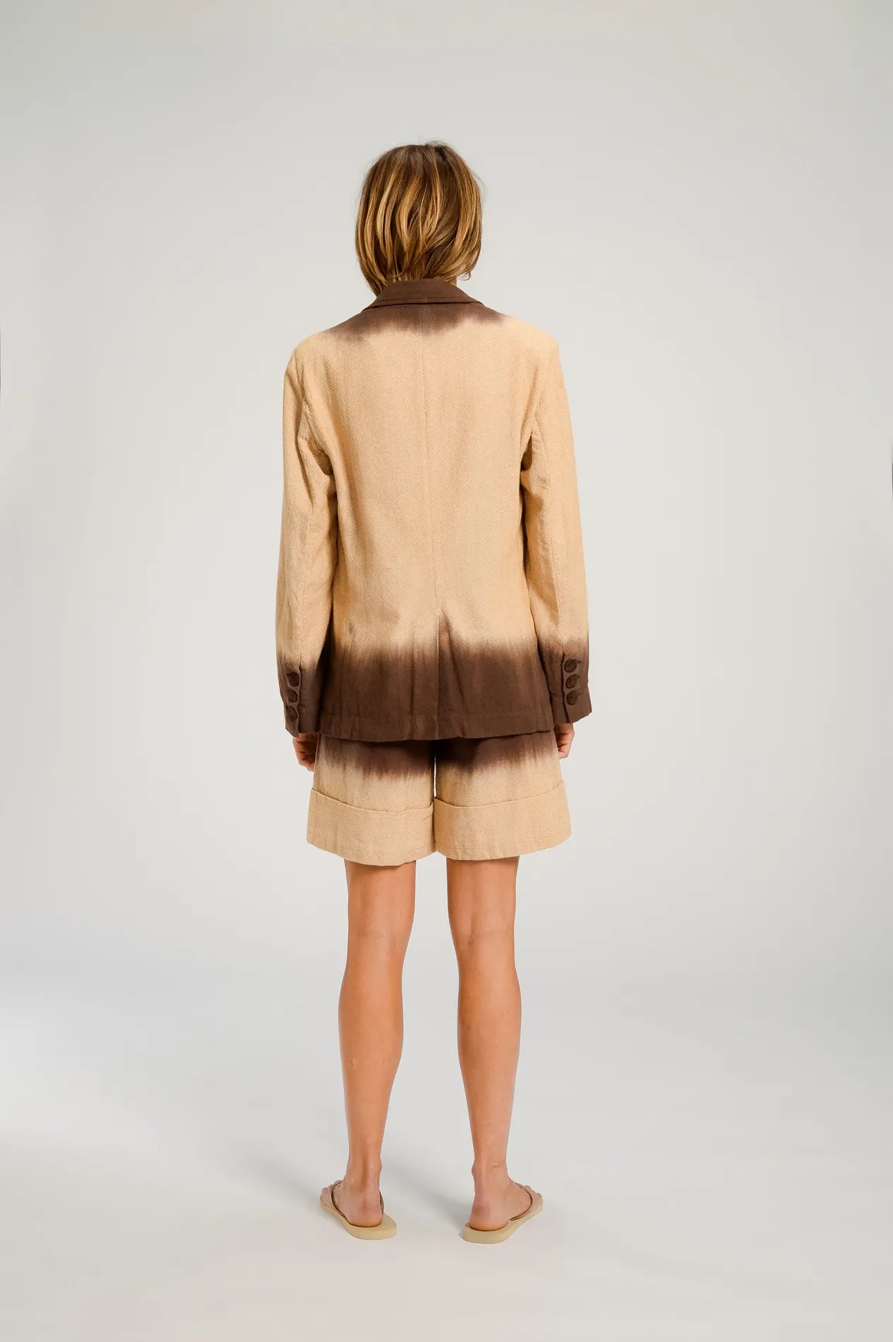 Cocoa tie-dye tailored jacket OGA