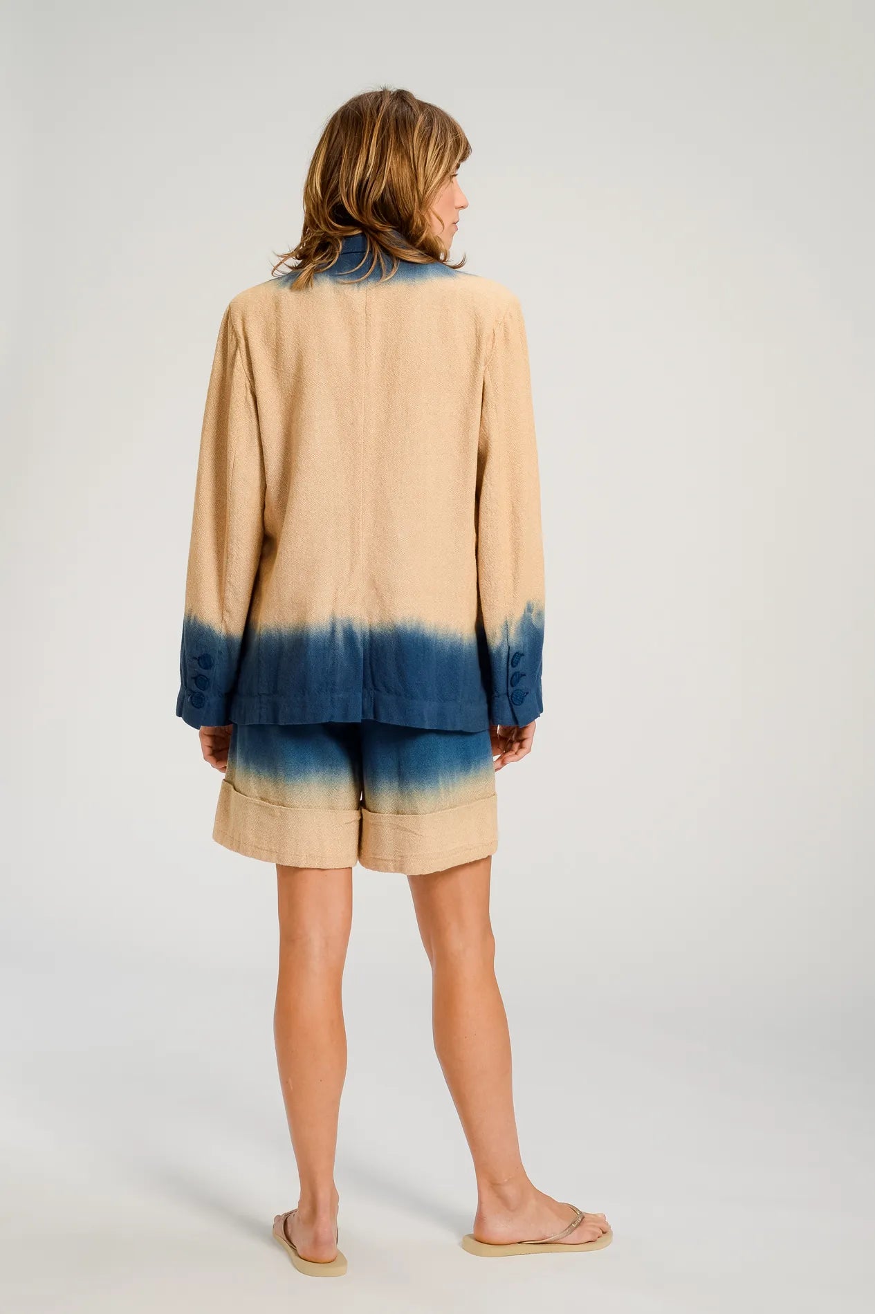 V DE VINSTER JACKET BLUE TIE AND DYE