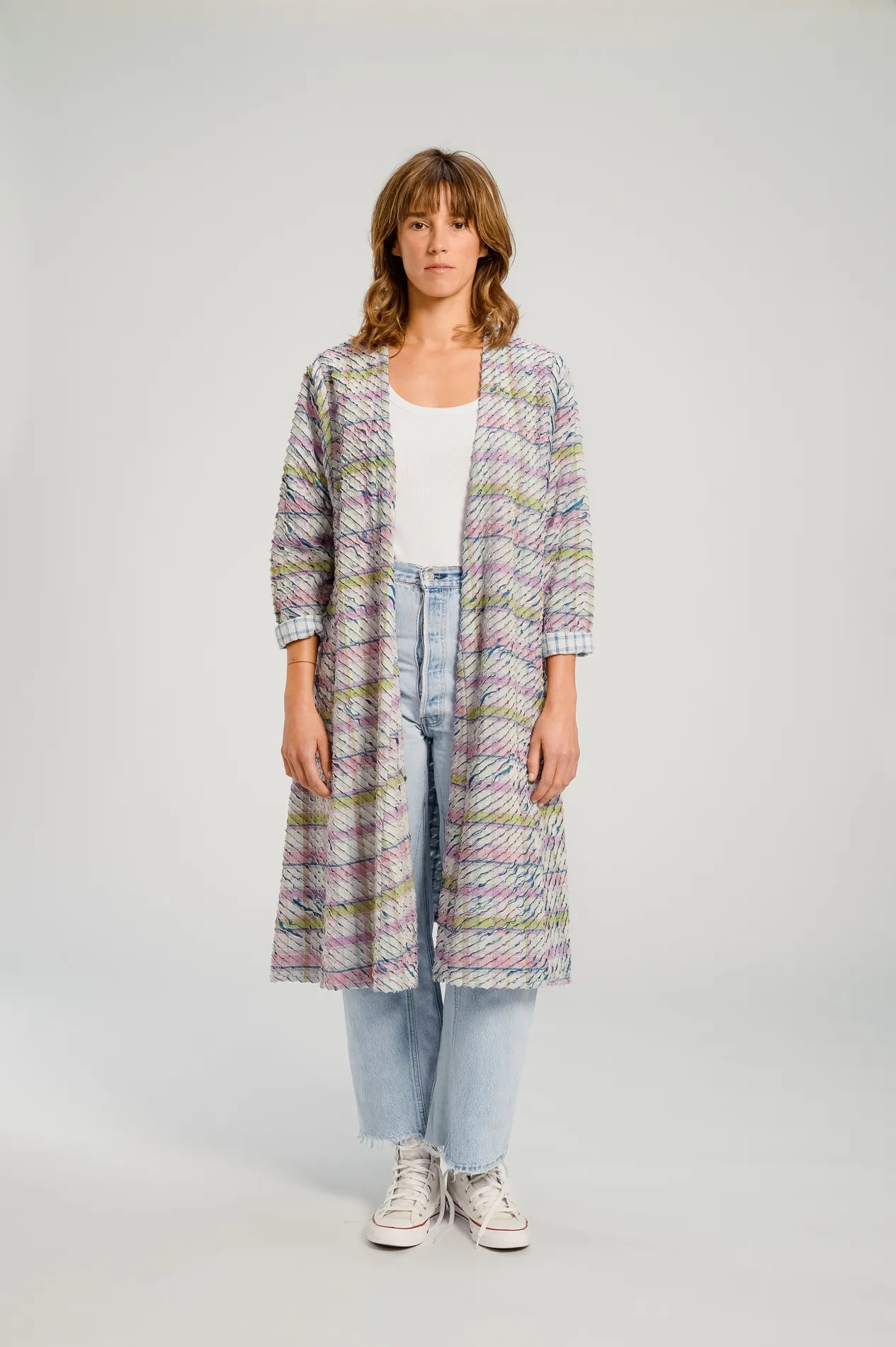 Long pink PUSHKAR jacket