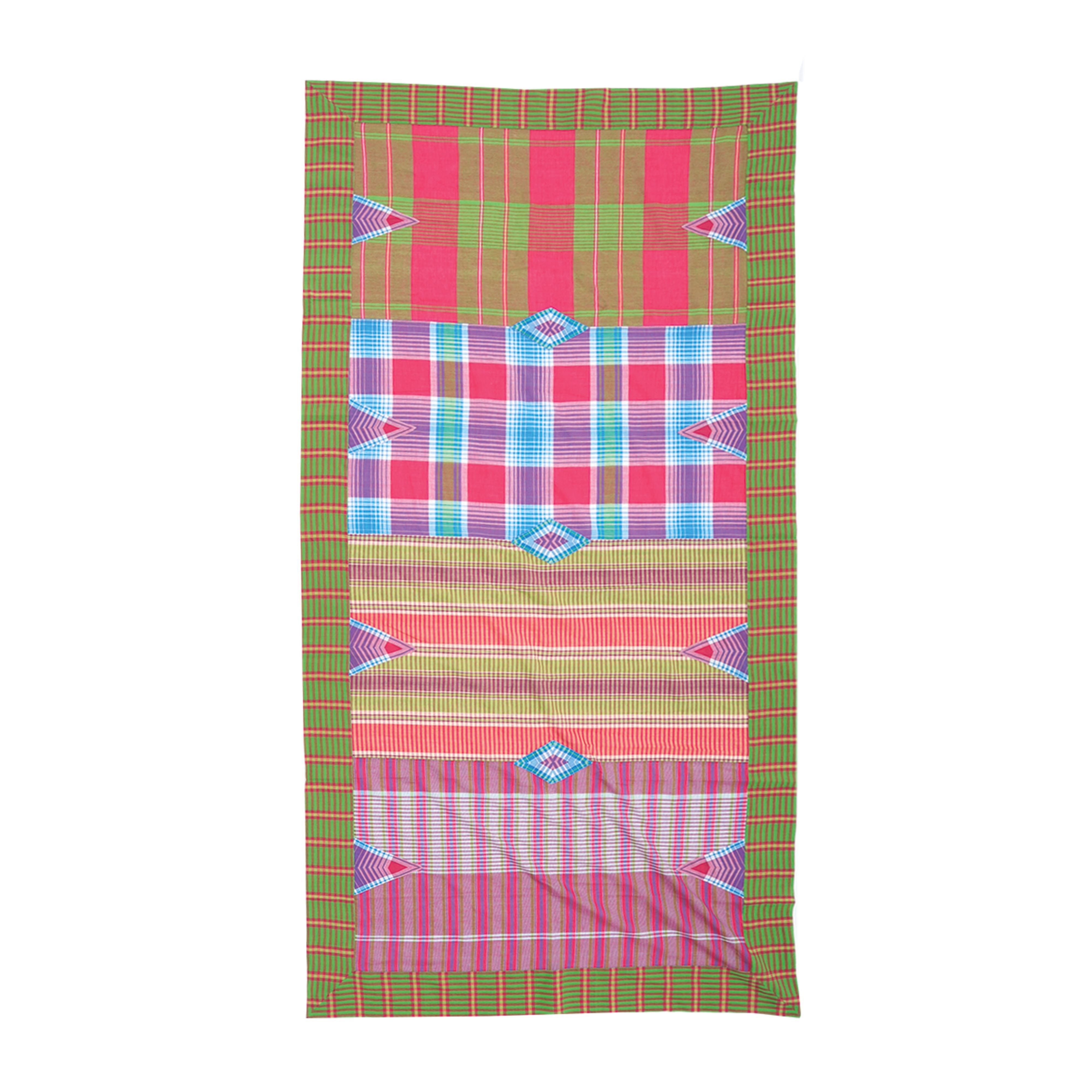 Paréo rouge à carreaux RUDRA