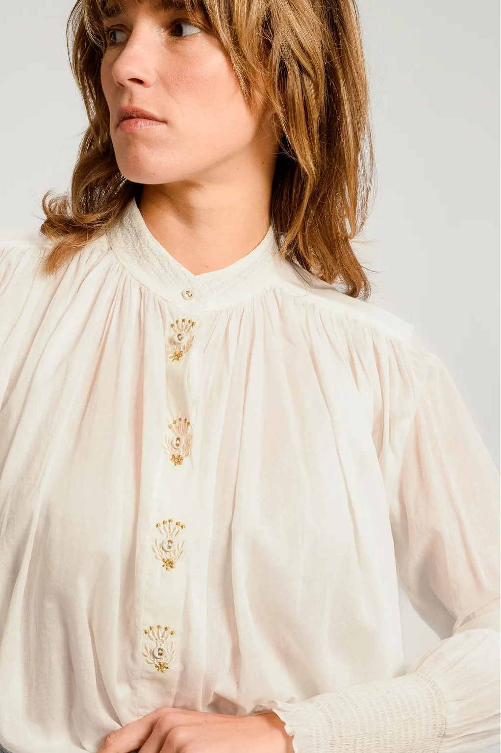 blanche white robe v de vinster dress 