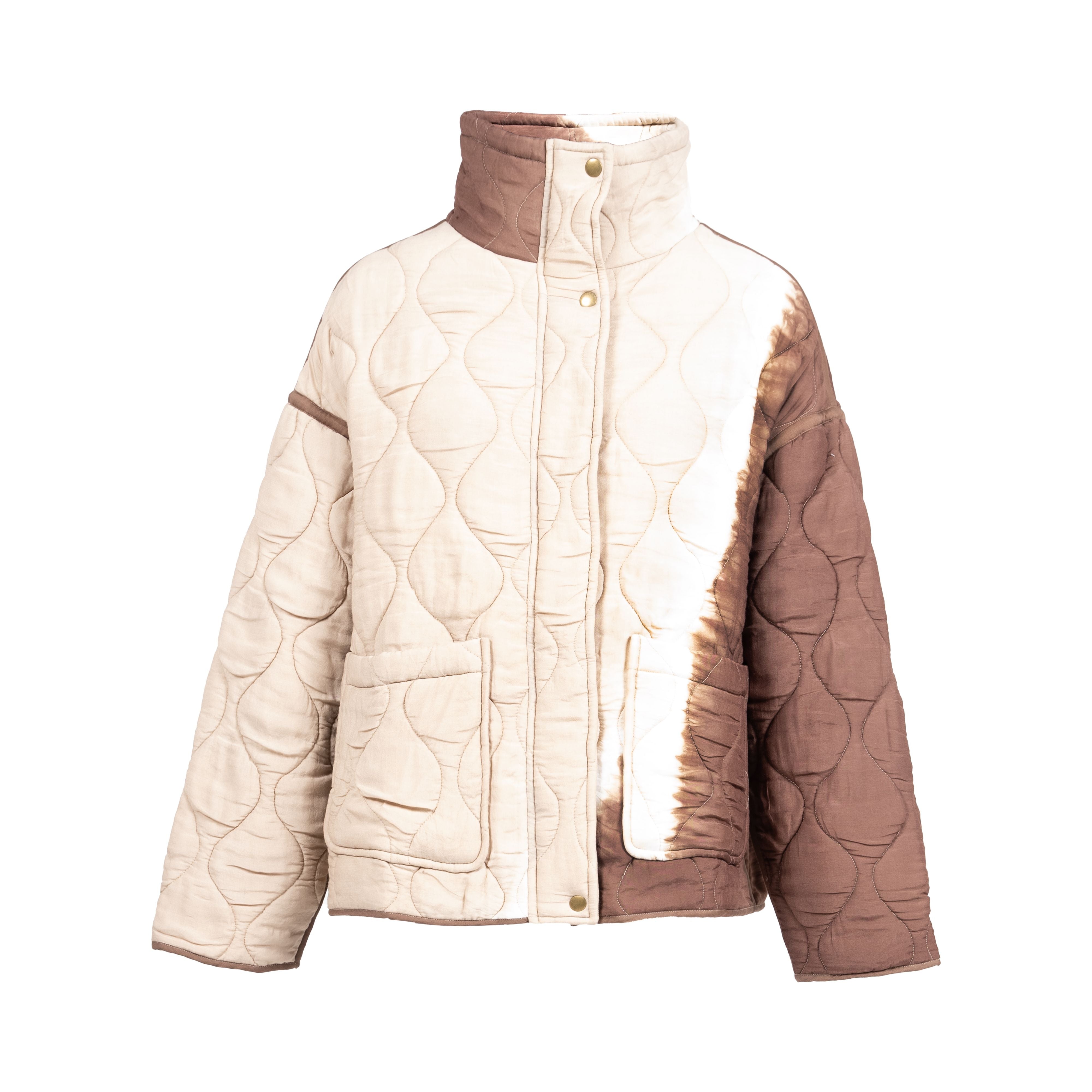 femme tie and dye manteau hiver v de vinster 