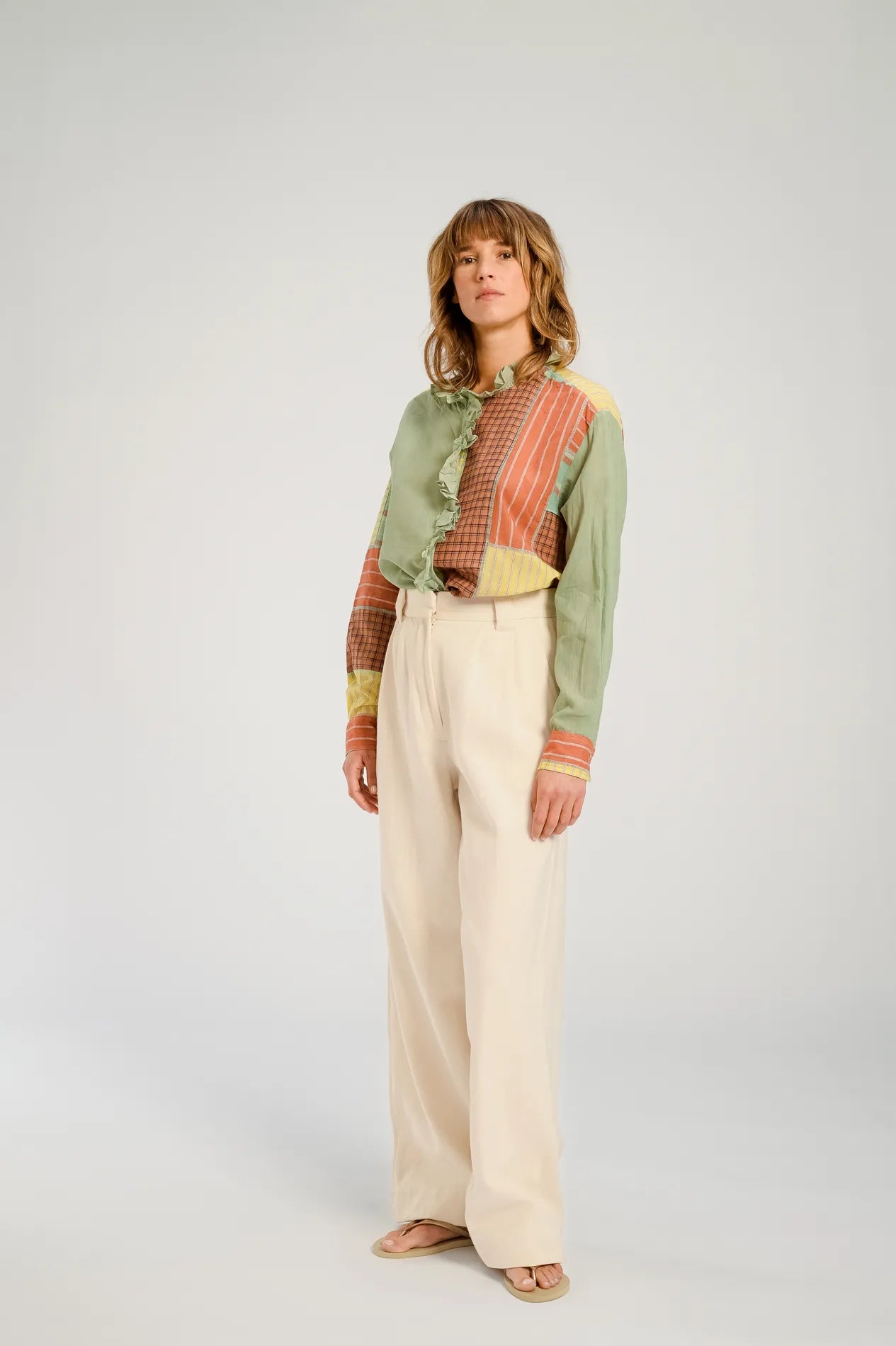 Blouse terracotta patchwork UDAIPUR