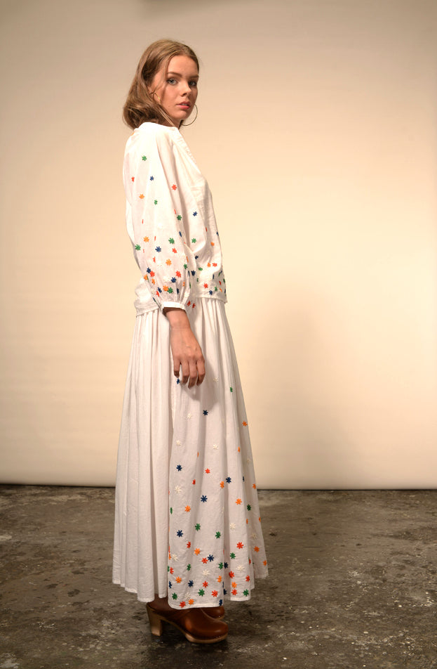 Blouse brodée étoile Mata